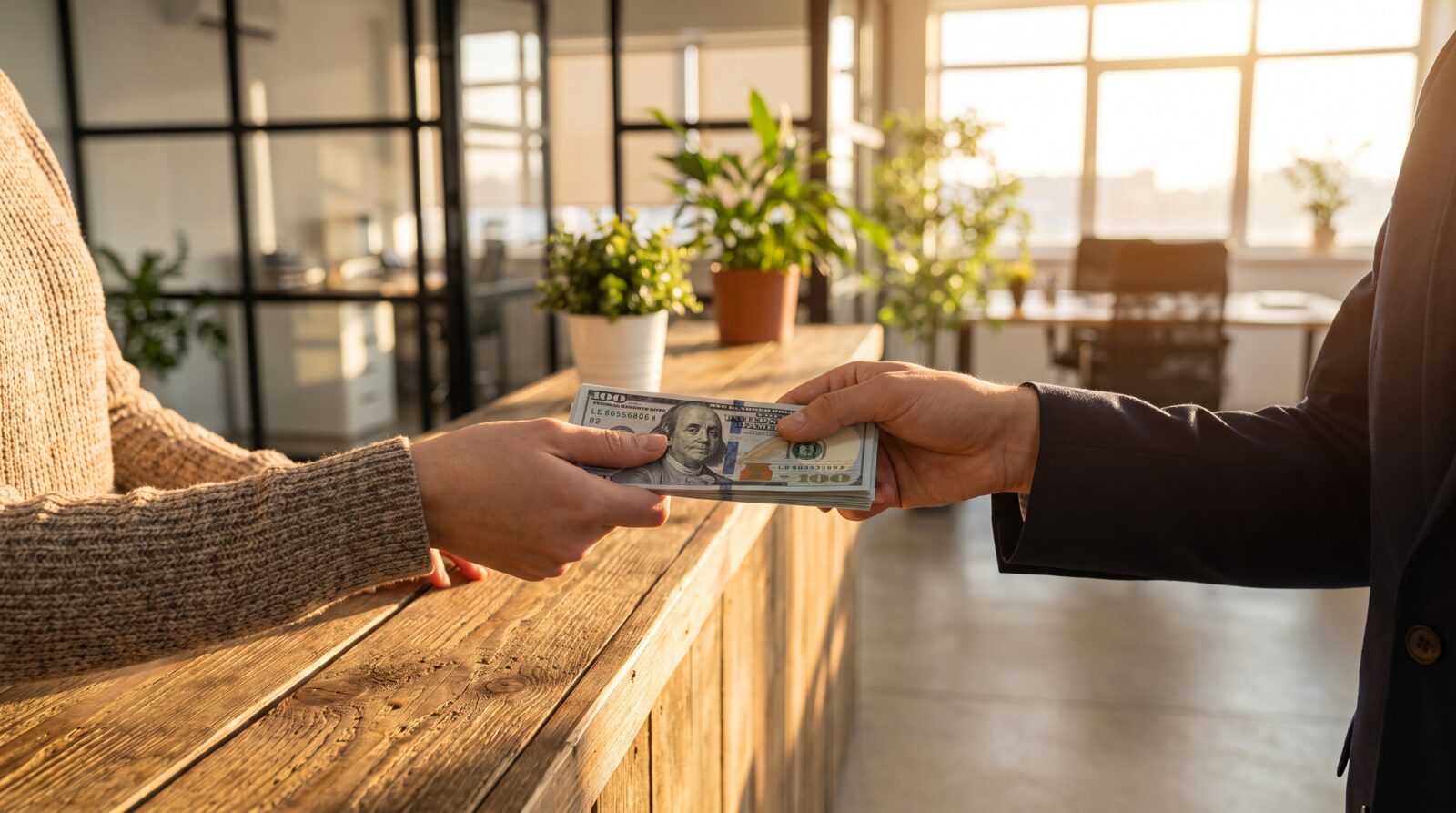 Продажа USDT за наличные доллары